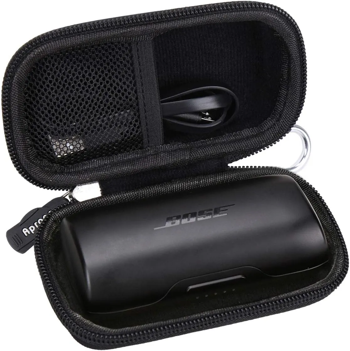 Aproca Hard Storage Travel Case Bag Fit for Bose SoundSport Truly Wireless Sport Headphones (Black)