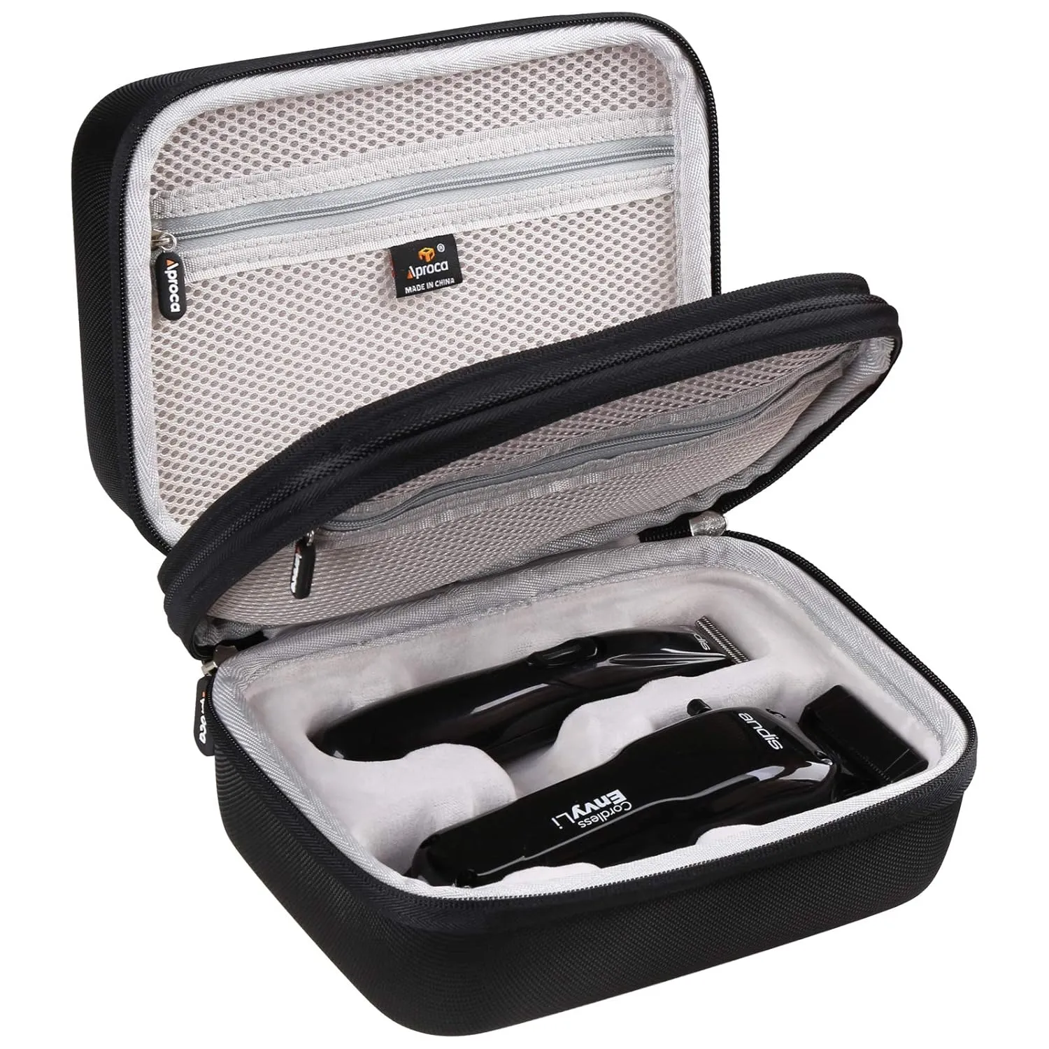 Aproca Hard Storage Travel Storage Case for Andis Professional Cordless Fade Combo Envy Li Clipper & Slimline Li Trimmer 75020