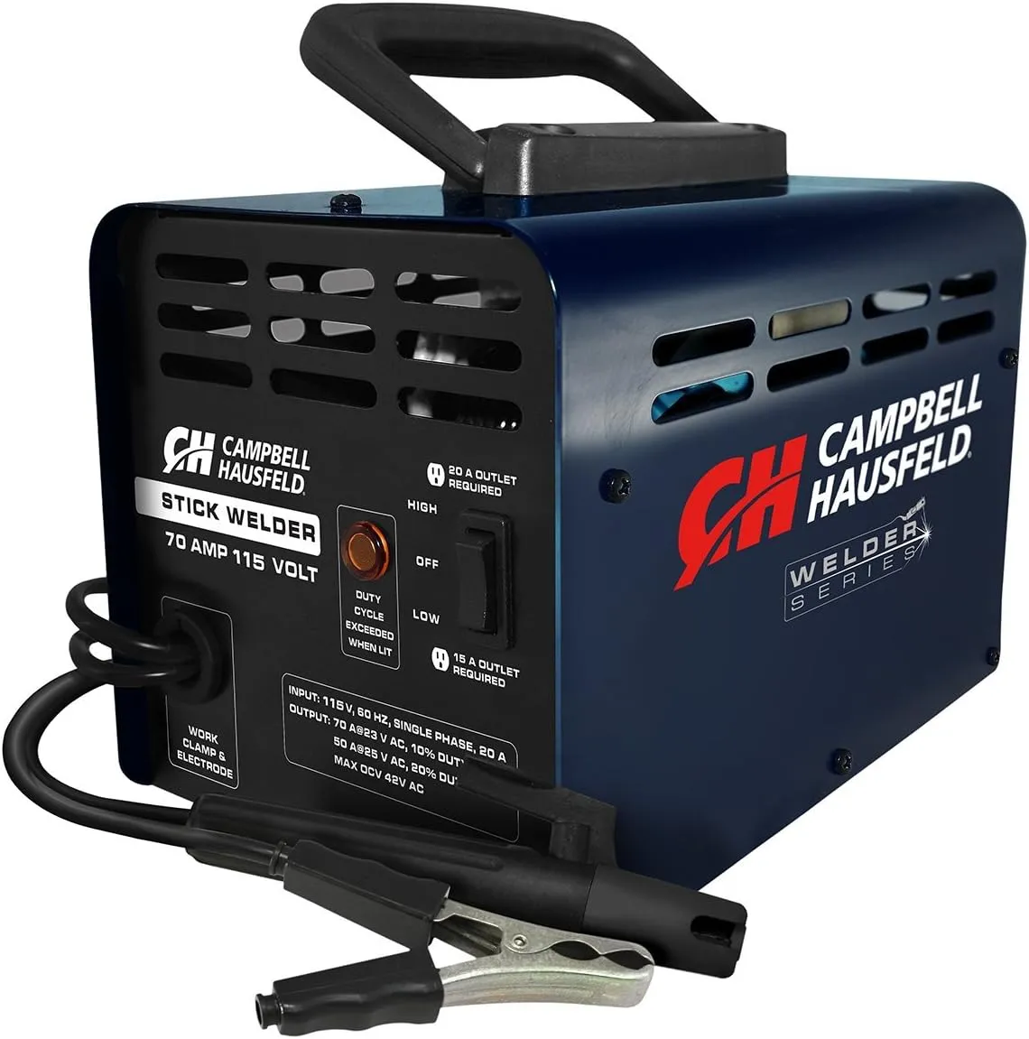 Arc Stick Welder, 115 Volt, 70 Amp (Campbell Hausfeld WS099001AV)