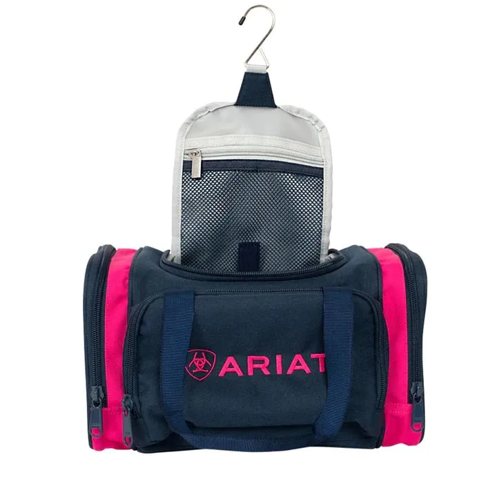 ARIAT VANITY BAG - PINK/NAVY