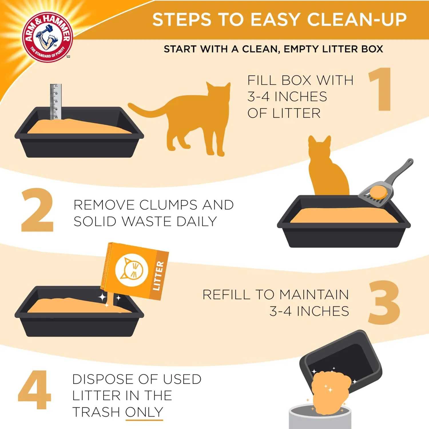 Arm & Hammer Double Duty Litter, 14 Lbs (Packaging May Vary)