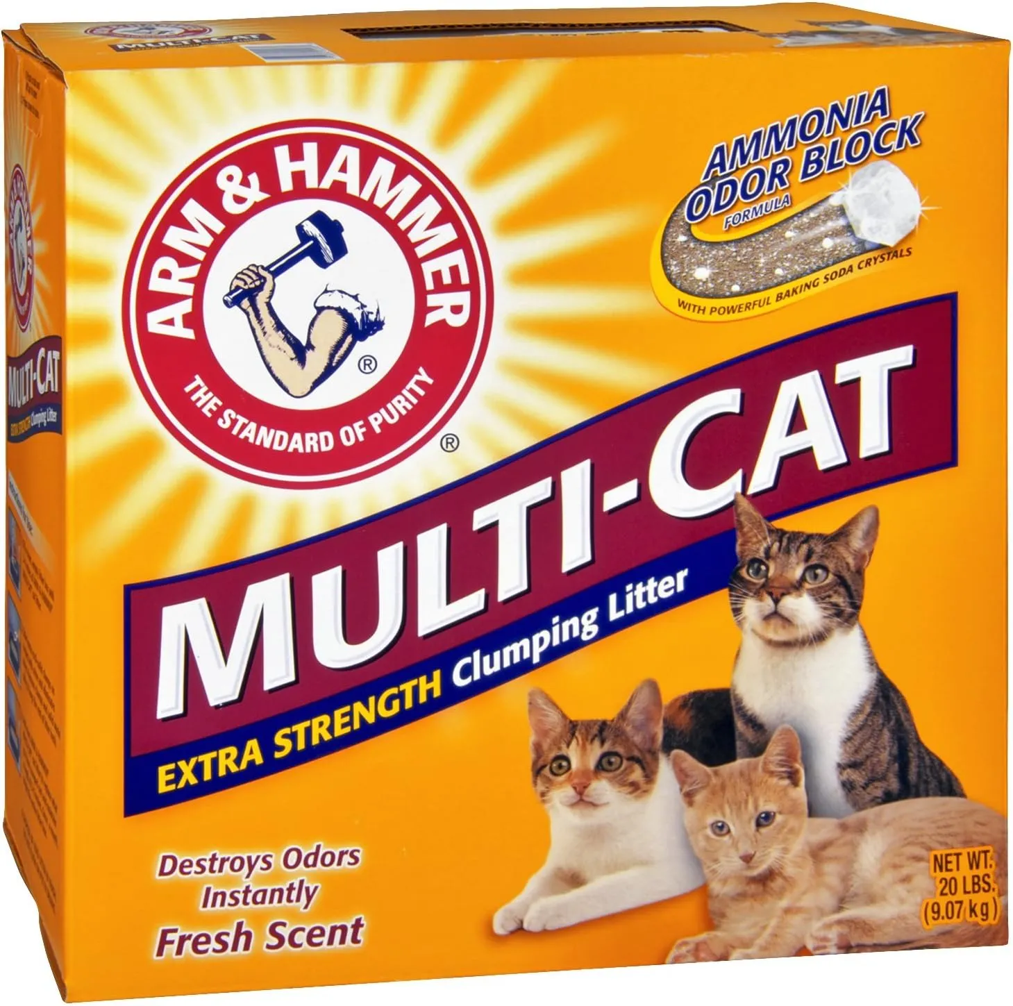 Arm & Hammer Multi Cat Strength Clumping Litter 20lb