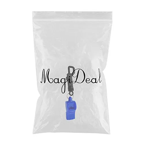 ATORSE Scuba Diving Emergency Scuba Diving Survival Whistle with Snap Clip Blue