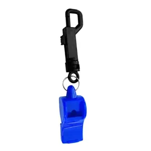 ATORSE Scuba Diving Emergency Scuba Diving Survival Whistle with Snap Clip Blue