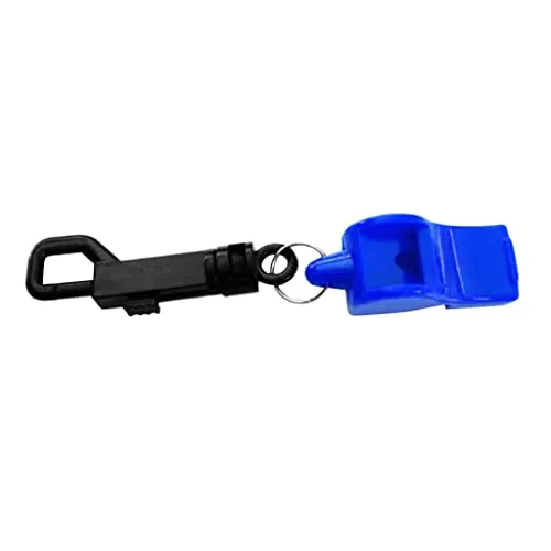 ATORSE Scuba Diving Emergency Scuba Diving Survival Whistle with Snap Clip Blue
