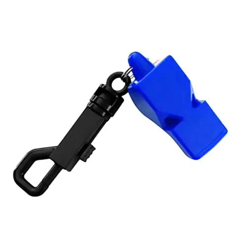 ATORSE Scuba Diving Emergency Scuba Diving Survival Whistle with Snap Clip Blue