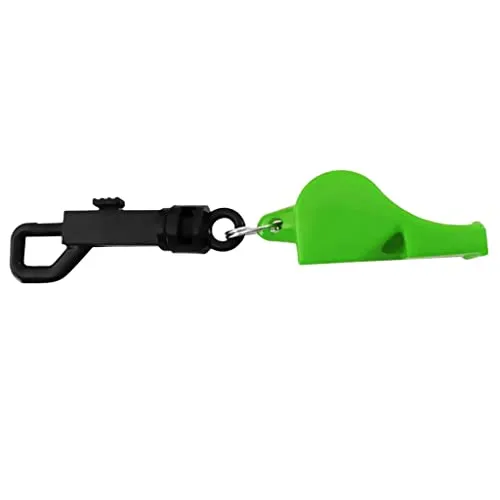 ATORSE Scuba Diving Emergency Scuba Diving Survival Whistle with Snap Clip Green