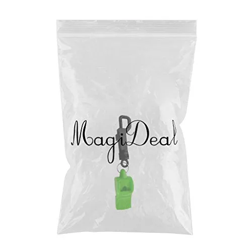 ATORSE Scuba Diving Emergency Scuba Diving Survival Whistle with Snap Clip Green