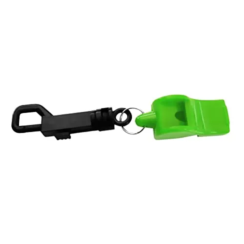 ATORSE Scuba Diving Emergency Scuba Diving Survival Whistle with Snap Clip Green