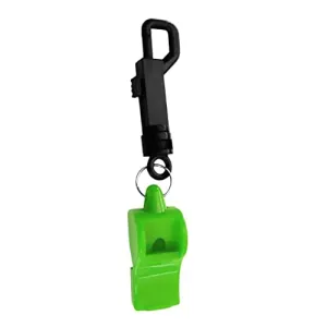 ATORSE Scuba Diving Emergency Scuba Diving Survival Whistle with Snap Clip Green
