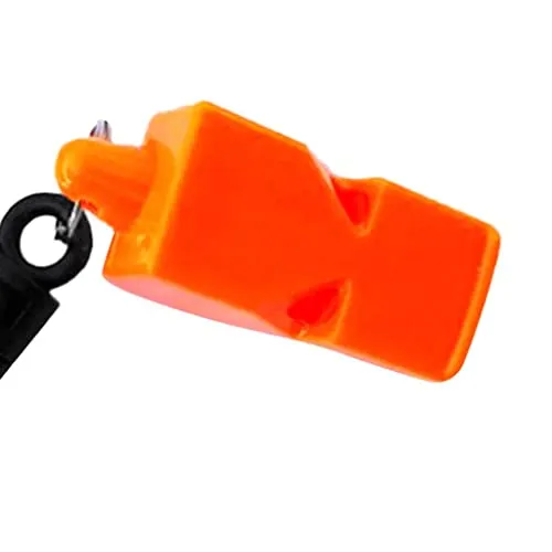 ATORSE Scuba Diving Emergency Scuba Diving Survival Whistle with Snap Clip Orange
