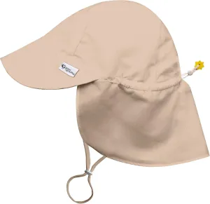 Baby Flap Sun Protection Hat, Sand, 9-18mo