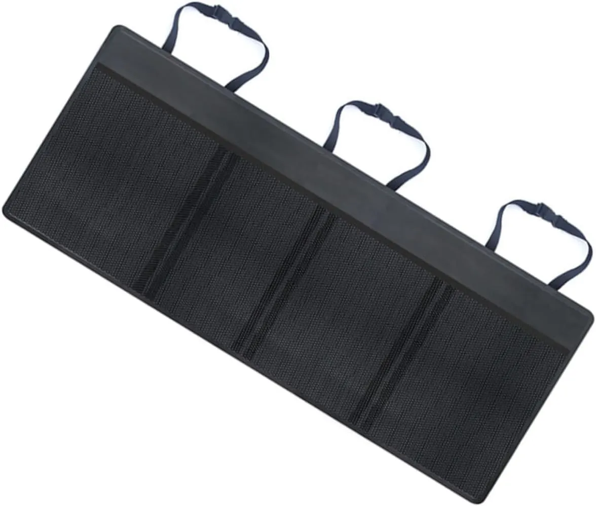 Backseat Organizer for Car Multi Pocket Trunk Hanging Storage Bag Durable Auto Accessory for Emergency Supplies and Travel Black