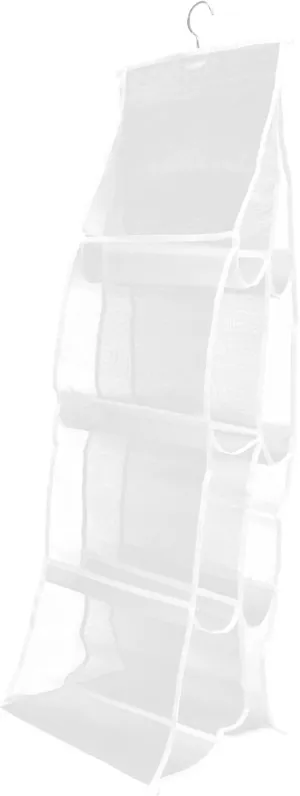 Bag Storage Organizer for Handbags over Door Hanging Dust Bag Layers Mesh Design for Easy Visibility for Home Bedroom and Closet Use