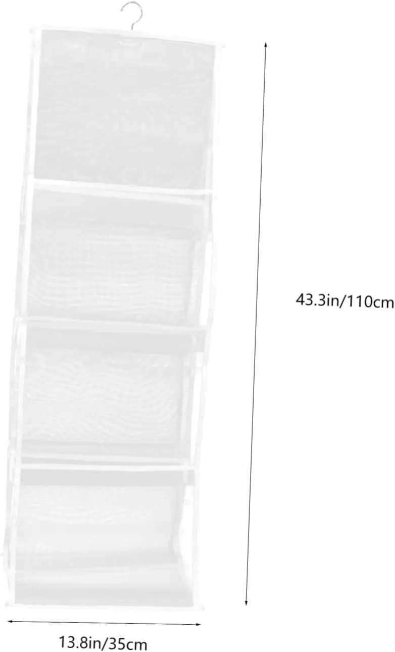 Bag Storage Organizer for Handbags over Door Hanging Dust Bag Layers Mesh Design for Easy Visibility for Home Bedroom and Closet Use