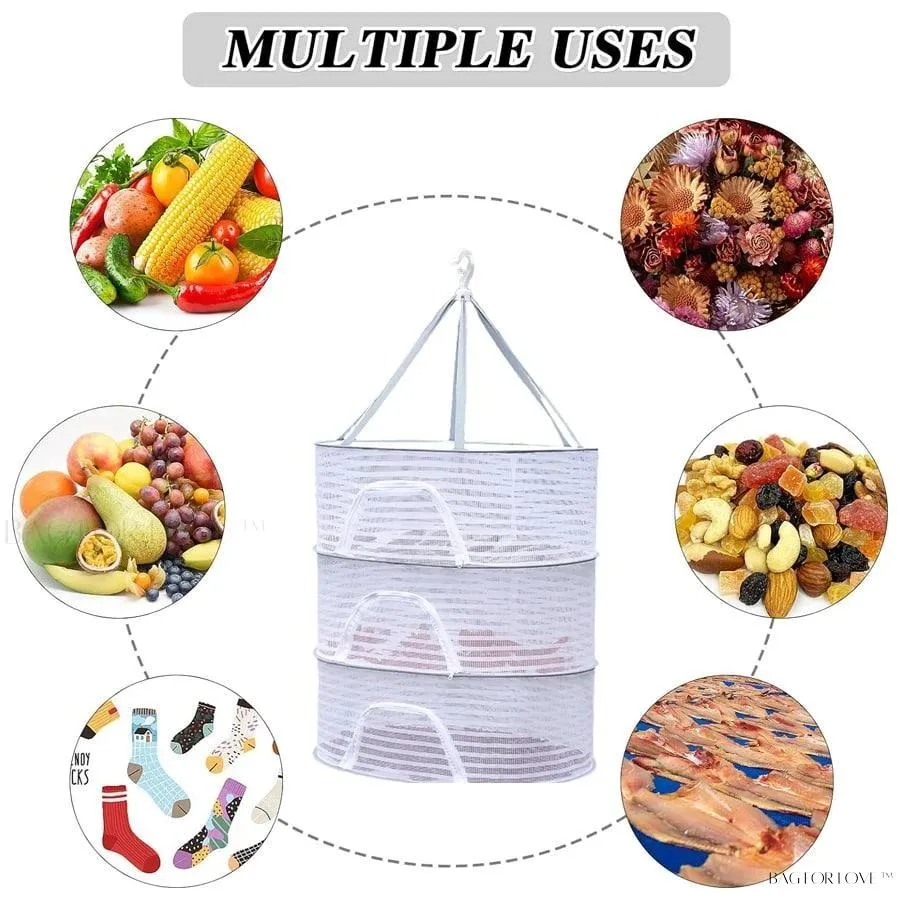 BagForLove - Foldable Hanging Dryer for Fresh Fruits and Vegetables