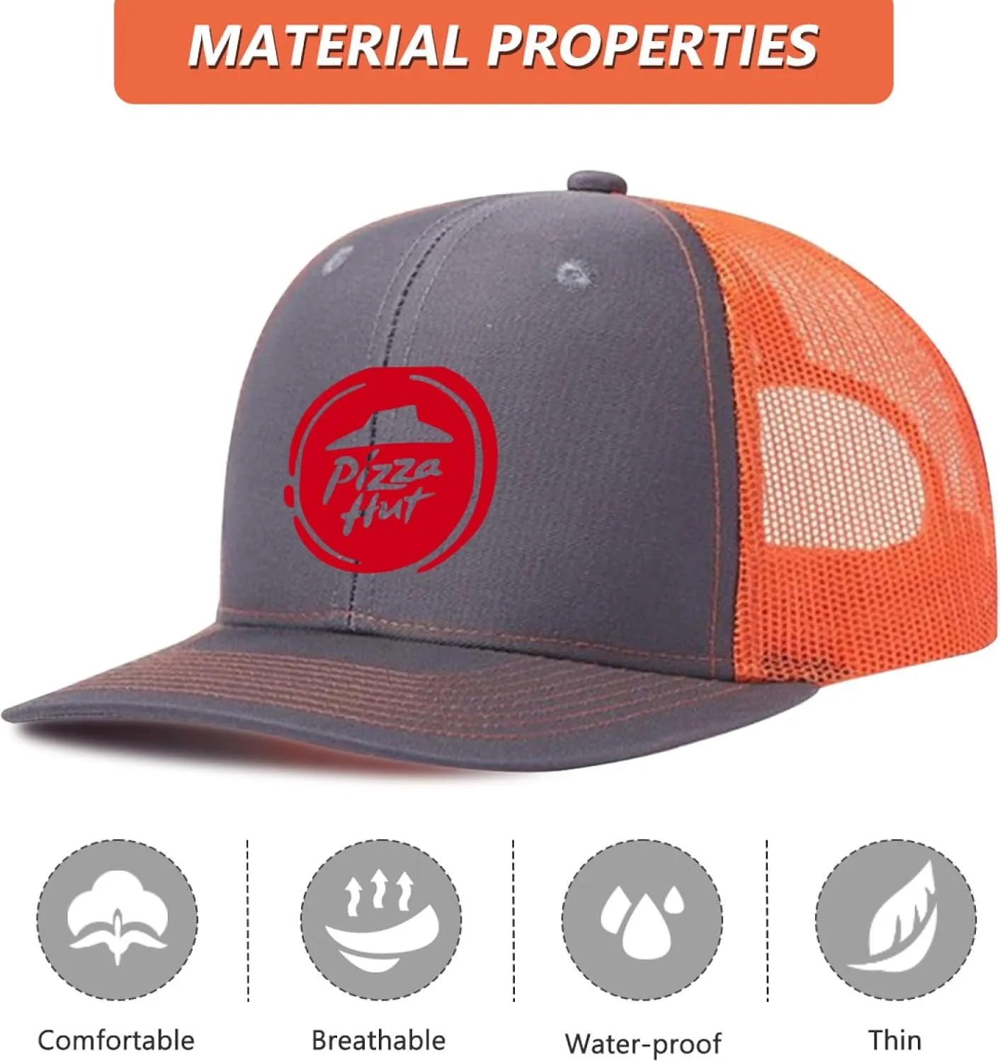 Baseball Mesh Cap Golf Dad Hat Blank Solid Color Outdoor Sun Cap for Men Women - Classic Adjustable Plain Trucker Hats