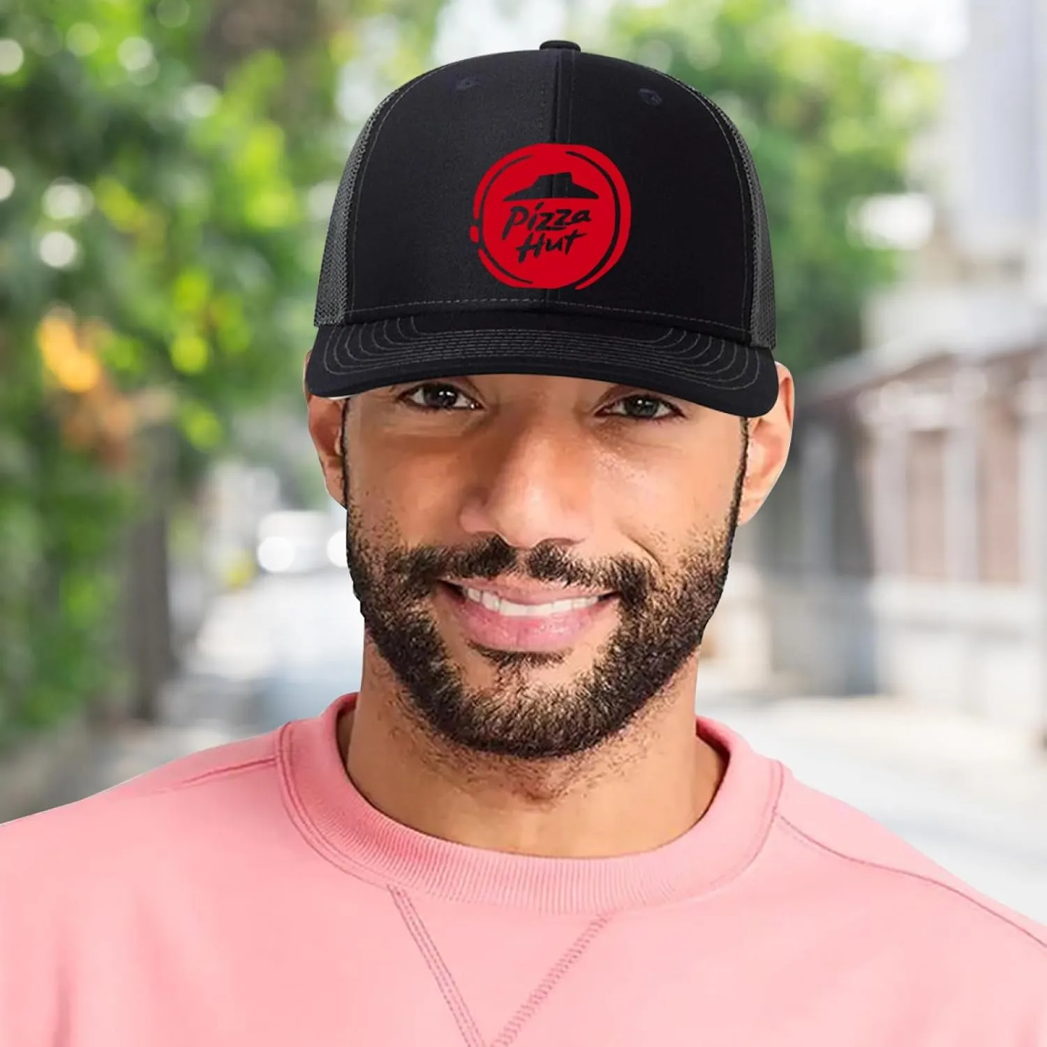 Baseball Mesh Cap Golf Dad Hat Blank Solid Color Outdoor Sun Cap for Men Women - Classic Adjustable Plain Trucker Hats