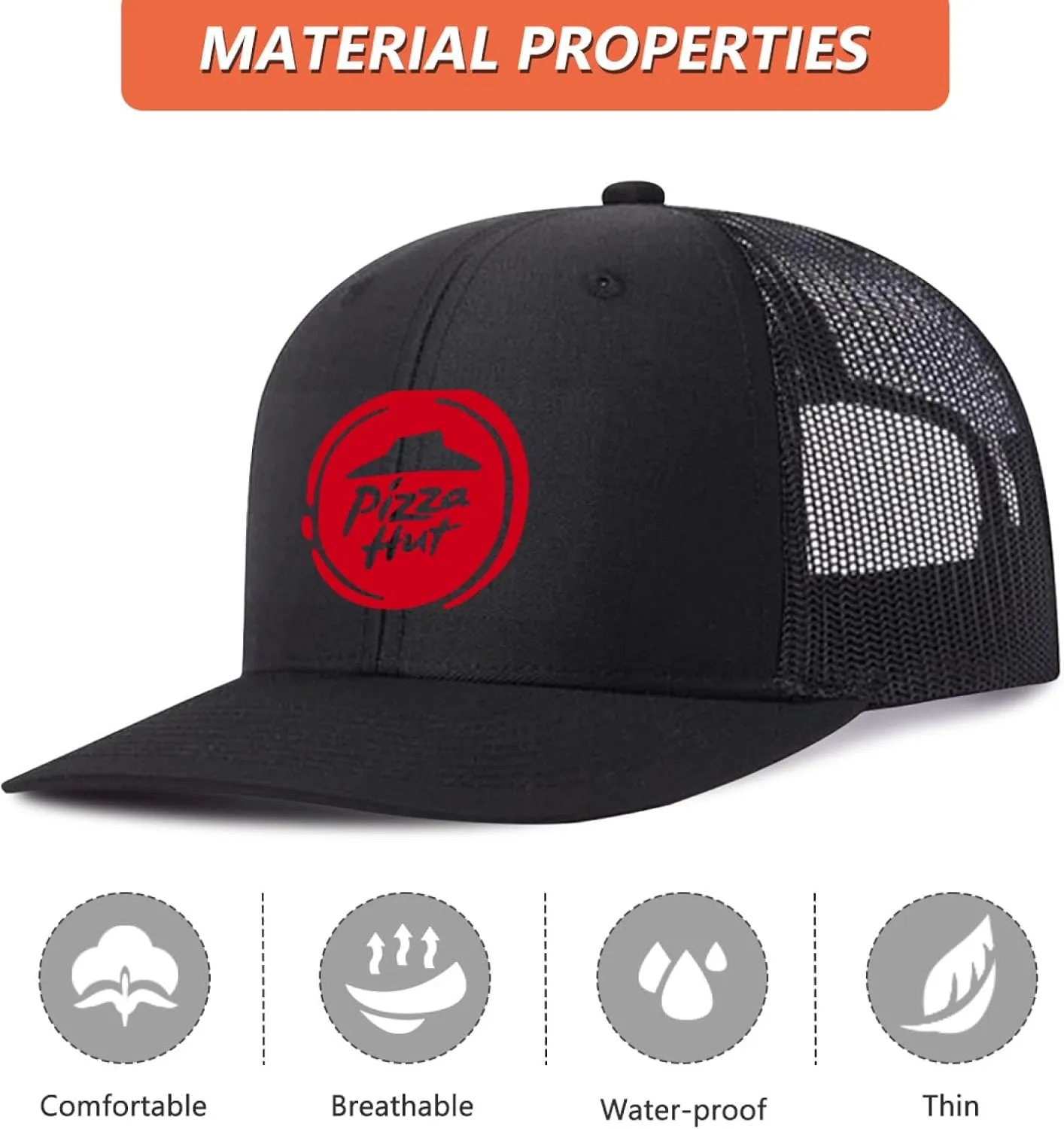 Baseball Mesh Cap Golf Dad Hat Blank Solid Color Outdoor Sun Cap for Men Women - Classic Adjustable Plain Trucker Hats