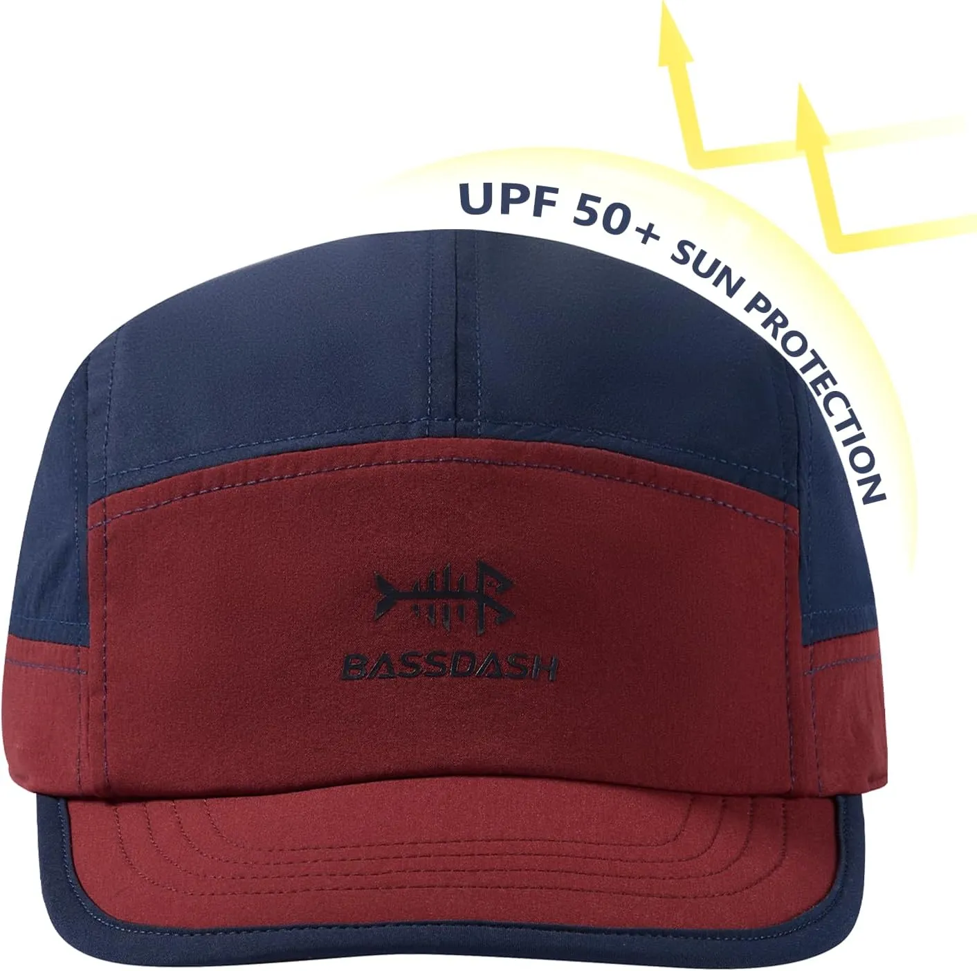 BASSDASH Ultralight UPF 50  Soft Baseball Caps Unstructured Quick Dry Folding Hat Adjustable for Men Woman Outdoor Activities