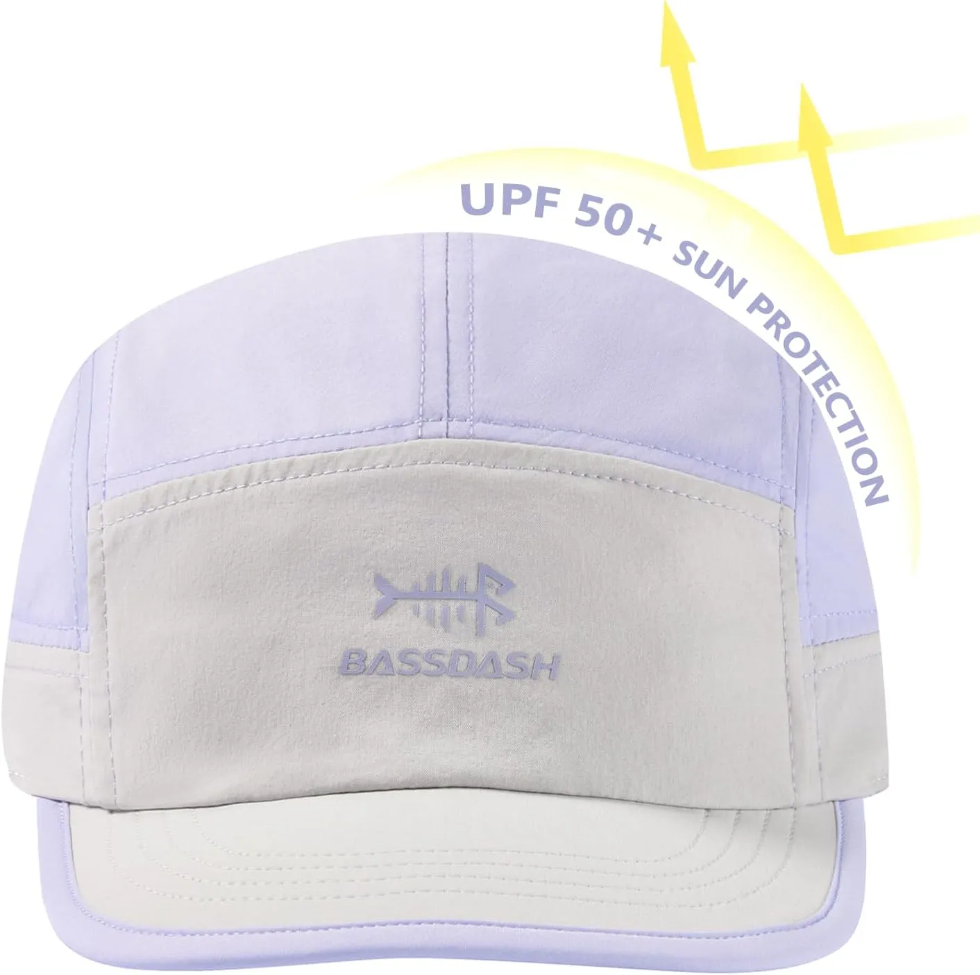 BASSDASH Ultralight UPF 50  Soft Baseball Caps Unstructured Quick Dry Folding Hat Adjustable for Men Woman Outdoor Activities