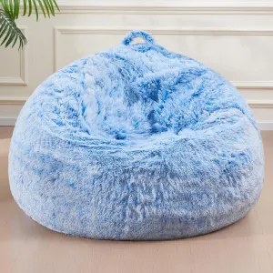 Bean Bag Cover Only, Machine Washable Stuffed Animals Storage, Bean Bag Couch for Adults Kids Teens, Small Bean Bag Chairs Cover for Toddlers