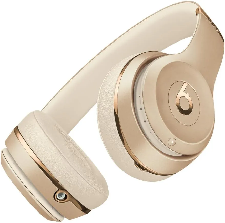 beats Solo3 Wireless On-Ear Headphones - Gold (Refurbished)