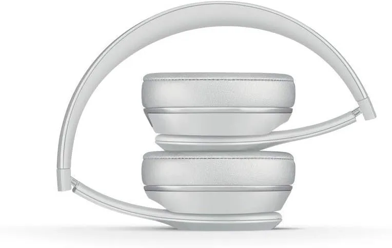 beats Solo3 Wireless On-Ear Headphones Matte Silver - beats by Dr Dre (Renewed)