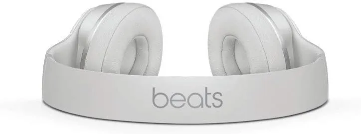 beats Solo3 Wireless On-Ear Headphones Matte Silver - beats by Dr Dre (Renewed)