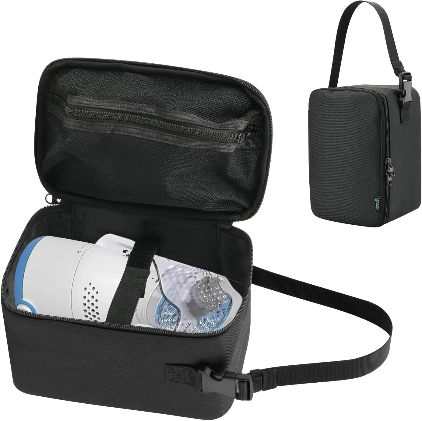 Beautyflier Sinus Steam Inhaler Storage Bag, Carrying Bag Compatible with Vicks Personal Sinus Steam Inhaler, Protective Sinus Steam Inhaler Bag with Hanging Strap, Fits Travel (Bag Only)
