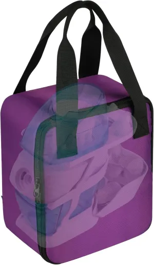 Beautyflier Travel Carrying Bag for Navage Nasal Irrigation System, Countertop Caddy Neti Pot Storage Bag, Portable Nose Cleaner Bag for Sinus Organizer with Hanging Strap (Bag Only, Purple)