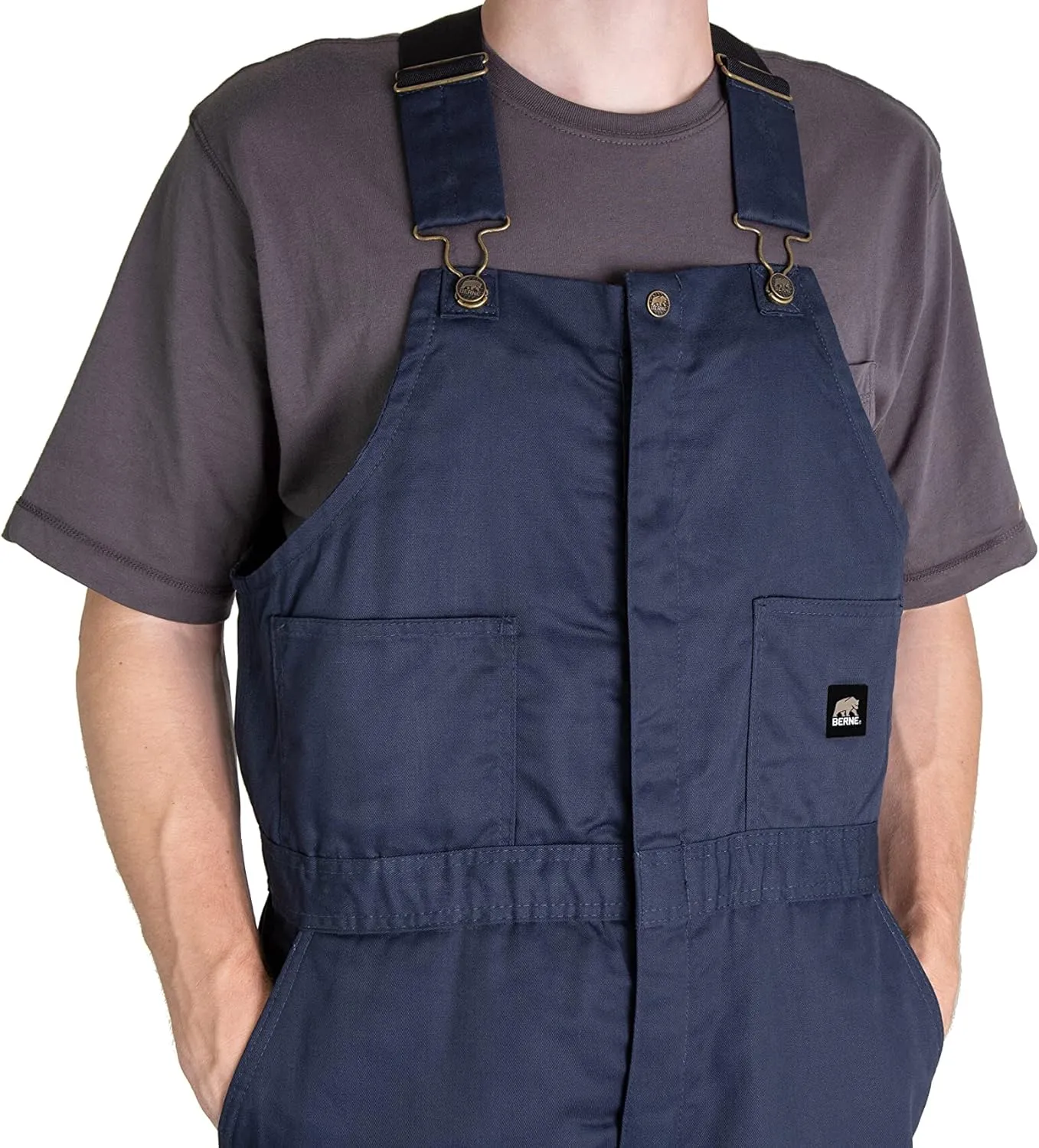 Berne Men's Heritage Twill Insulated Bib Overall