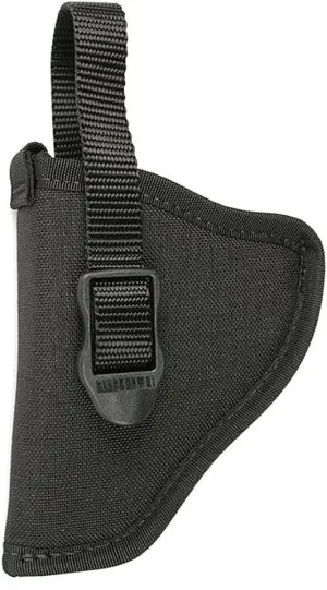 BLACKHAWK Black Nylon Hip Holster, Size 09, Right Hand, (5-shot Revolvers w/Hammer Spur)