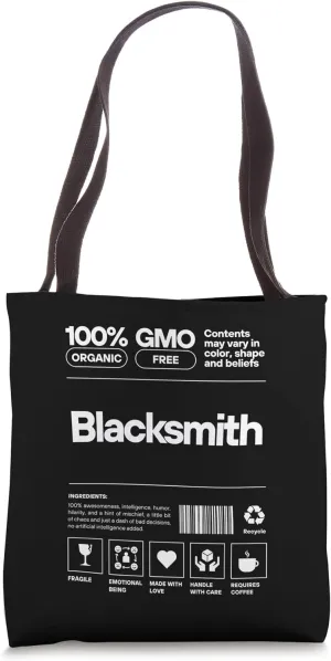 Blacksmith Coffee Lover Forge Hammer Anvil Craftsmanship Tote Bag