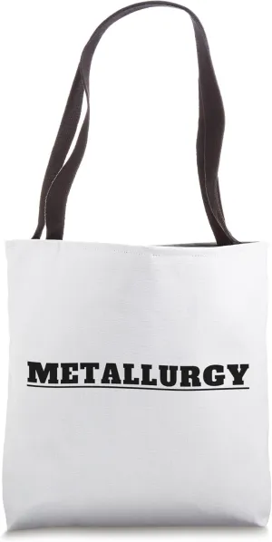 Blacksmith Design I Love Metallurgy Proud Metalworker Tote Bag