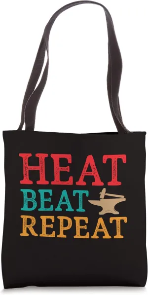 Blacksmith Heat Beat Repeat Tote Bag