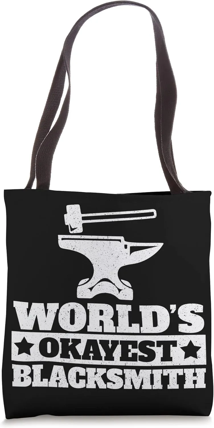 Blacksmith - World's Okayest Blacksmith Tote Bag