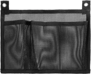 Boat Bag Holder Kayak Mesh Storage Side Pouch Boat Fishing Holder Bag Canoe Mesh Bag，, M2030-09, Black