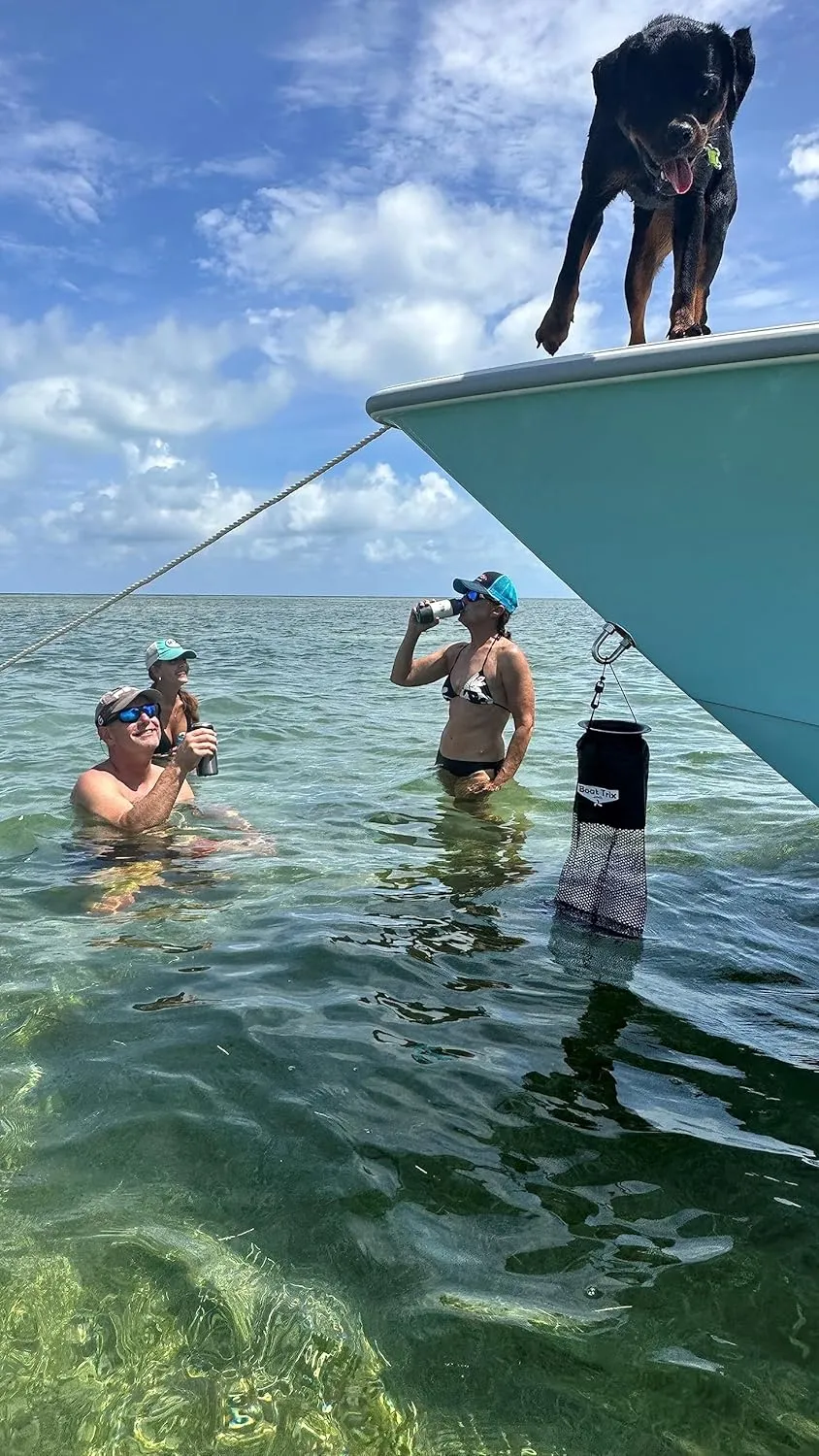Boat Trash Bag - Medium Hoop Mesh Trash Bag For Your Boat