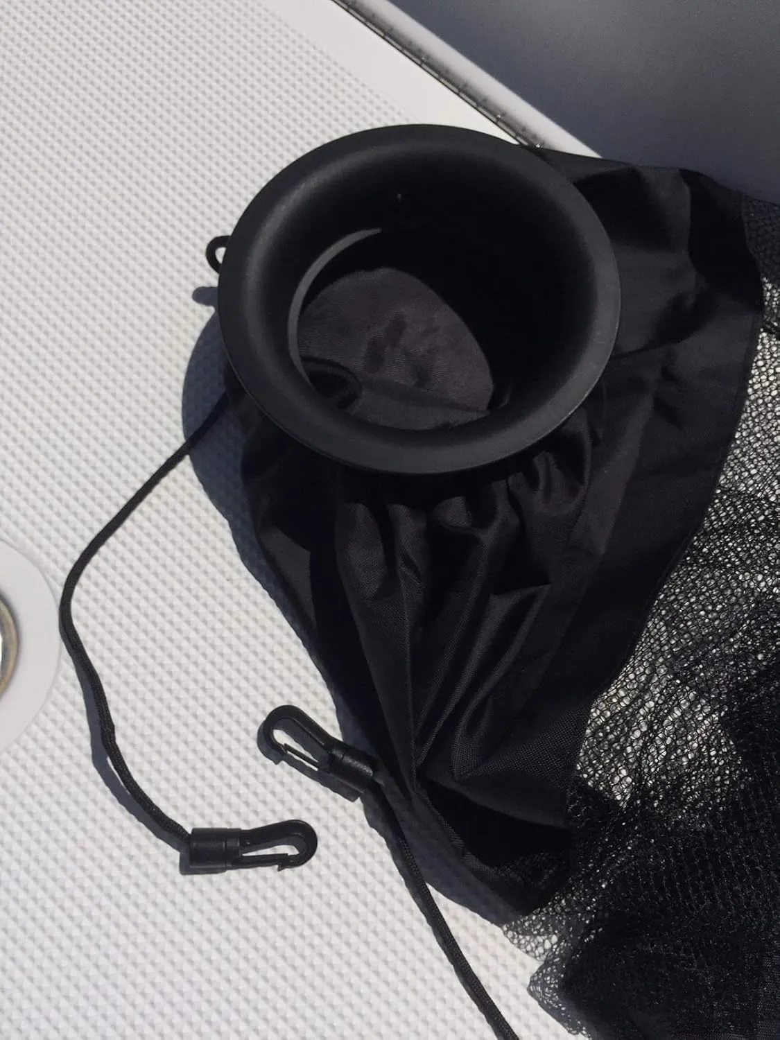 Boat Trash Bag - Medium Hoop Mesh Trash Bag For Your Boat