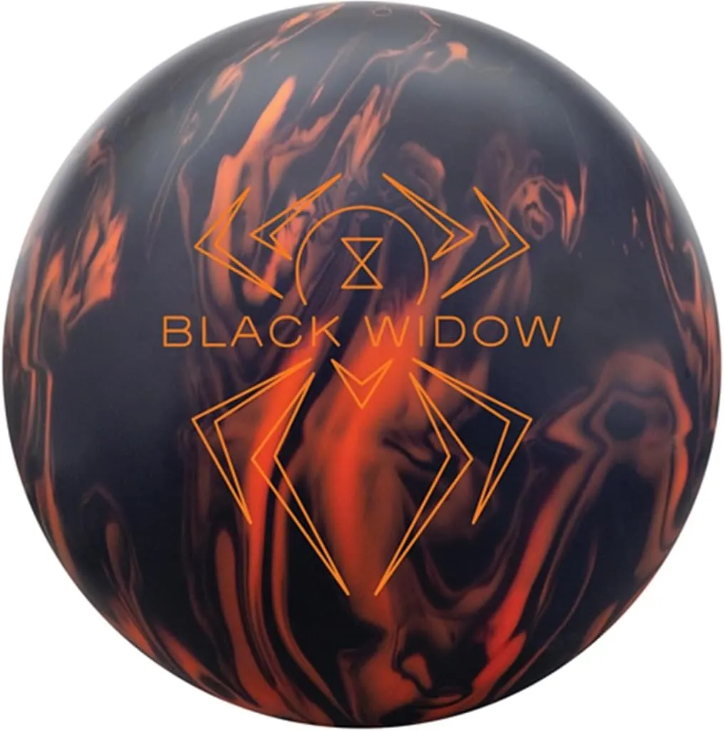 Bowlerstore Products Hammer PRE-DRILLED Black Widow 3.0 Bowling Ball - Black/Orange 12lbs