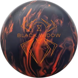 Bowlerstore Products Hammer PRE-DRILLED Black Widow 3.0 Bowling Ball - Black/Orange 12lbs