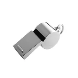 Brass Whistle with Nickel Plating
