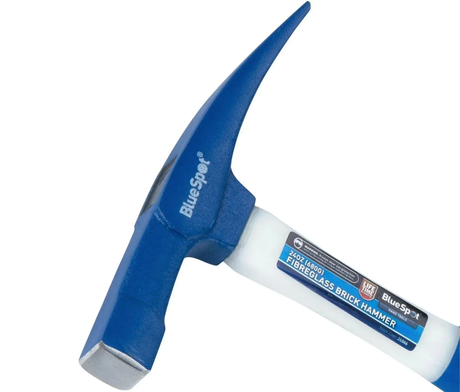 Brick Hammer 24oz (680g) Fibreglass Shaft Rubber Grip Handle Lifetime Warranty