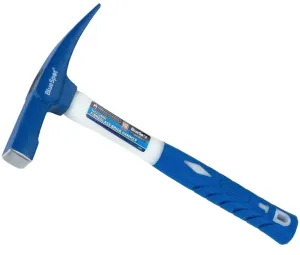 Brick Hammer 24oz (680g) Fibreglass Shaft Rubber Grip Handle Lifetime Warranty