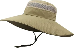 Bucket Hat Oversized Brim Summer Fisherman Hat Quick Drying Mesh Lightweight Breathable Sun Cap Man Big Size Bucket