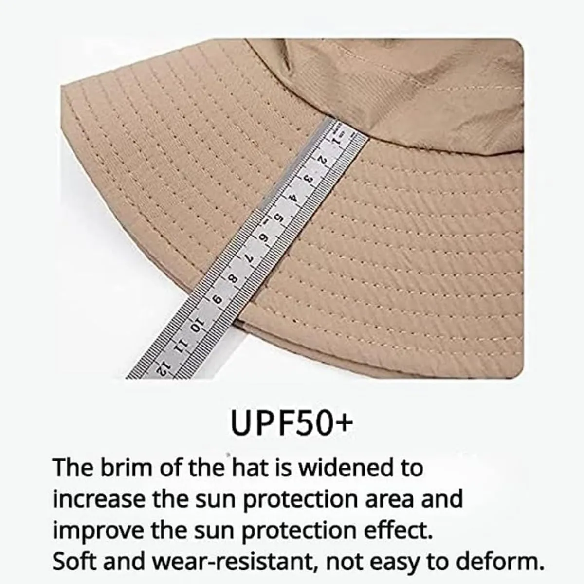 Bucket Hat with Bicycle Helmet Unisex Breathable Wide Brim Visor Sun Hats Head Protection Bike Helmets for Adults