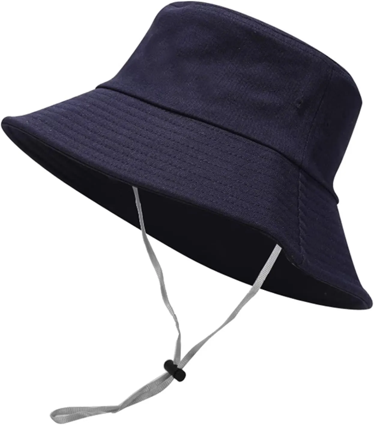 Bucket Hat with Strings Women Sun Hat UPF 50  Shade Wide Brim Windproof Foldable Outdoor Sunscreen Fishing Hats
