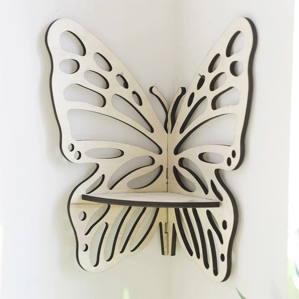 Butterfly Wings Corner Shelf