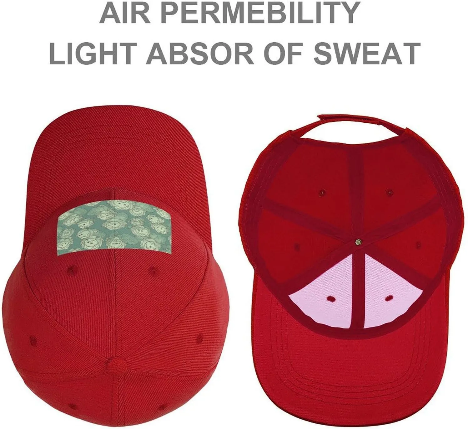 Cabbage Pattern Baseball Hat Adjustable Fashionable Dad Hat Baseball Caps Outdoor Golf Hat for Men Women